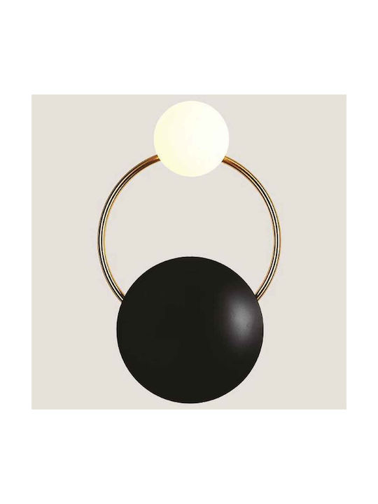 Eurolamp Modern Wandleuchte mit Fassung G4 Gold Breite 26cm