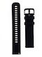 Rubber Strap Black 20mm