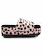 Ugg Australia Maxi Damen Flache Sandalen Flatforms Cheetah Pink