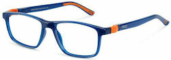 Nanovista Fanboy Kids Acetate Blue Eyeglass Fra...