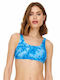 Only Sports Bra Bikini Top Amanda Blue