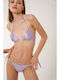 SunsetGo! Bikini Set Triangle Top & Slip Bottom Alex Lilac