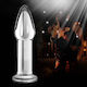 Lovetoy Glass Romance Anal Plug Transparent 12.7cm