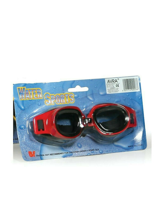 Avra Toys 000288 Γυαλιά Κολύμβησης Παιδικά Κόκκινα
