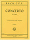 International Music Company Bach C.P.E - Concerto In A Major Παρτιτούρα για Πιάνο / Πνευστά