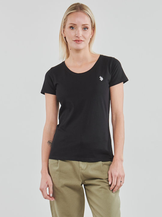 U.S. Polo Assn. Femeie Tricou Negru