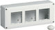 Vimar Plana Surface Mounted Electrical Box IP40 in Gray Color