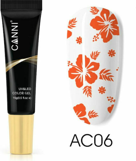 Canni Stamping AC06 Nail Art Gel Falsche Nagelgel AC06 15gr