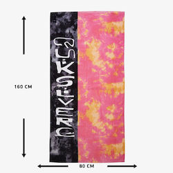 Quiksilver Frische Baumwoll-Strandtuch Rosa