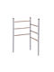 Marva 0960133 Floor Standing Bathroom Ladder with 6 Positions ​46x95cm Silver
