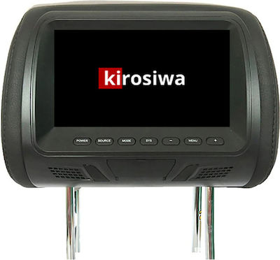 Kirosiwa 7" Car Screen for Headrest Universal with USB