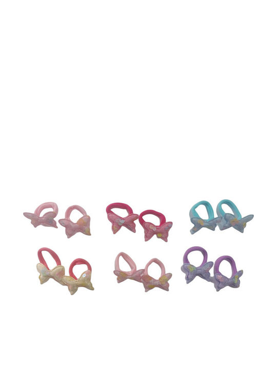 Ro-Ro Accessories Butterfly Kids Hair Ties Mult...