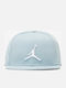 Pro Jumpman Jockey mit geradem Schirm Hellblau