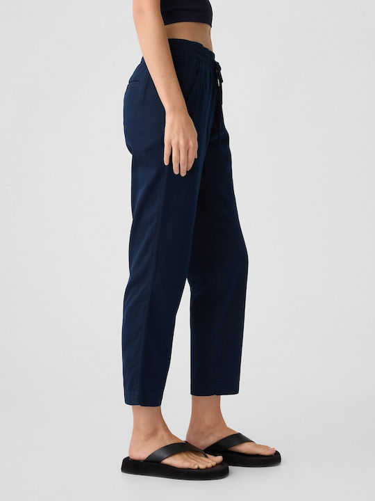 GAP Women's Fabric Capri Trousers with Elastic ...