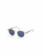 Guess Men's Sunglasses with Transparent Plastic Frame and Blue Lens GU00049 26V