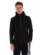 Superdry Code Tech Men's Sweatshirt Jacket with Hood and Pockets Black