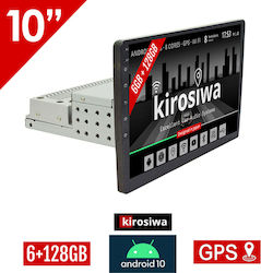 Kirosiwa Ηχοσύστημα Αυτοκινήτου Universal 1DIN (Bluetooth/USB/WiFi/GPS) με Οθόνη Αφής 10"