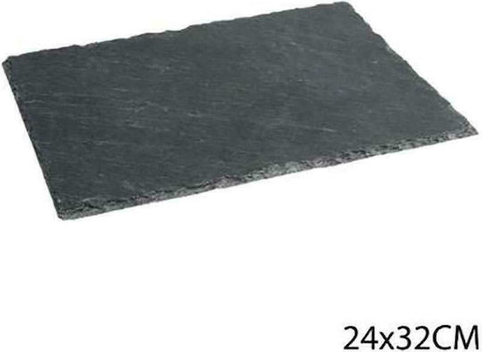 Atmosphera Servierplatte Stein 32x24cm 1Stück