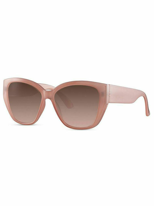 Solo-Solis Sonnenbrillen mit Rosa Rahmen und Braun Verlaufsfarbe Linse NDL6055