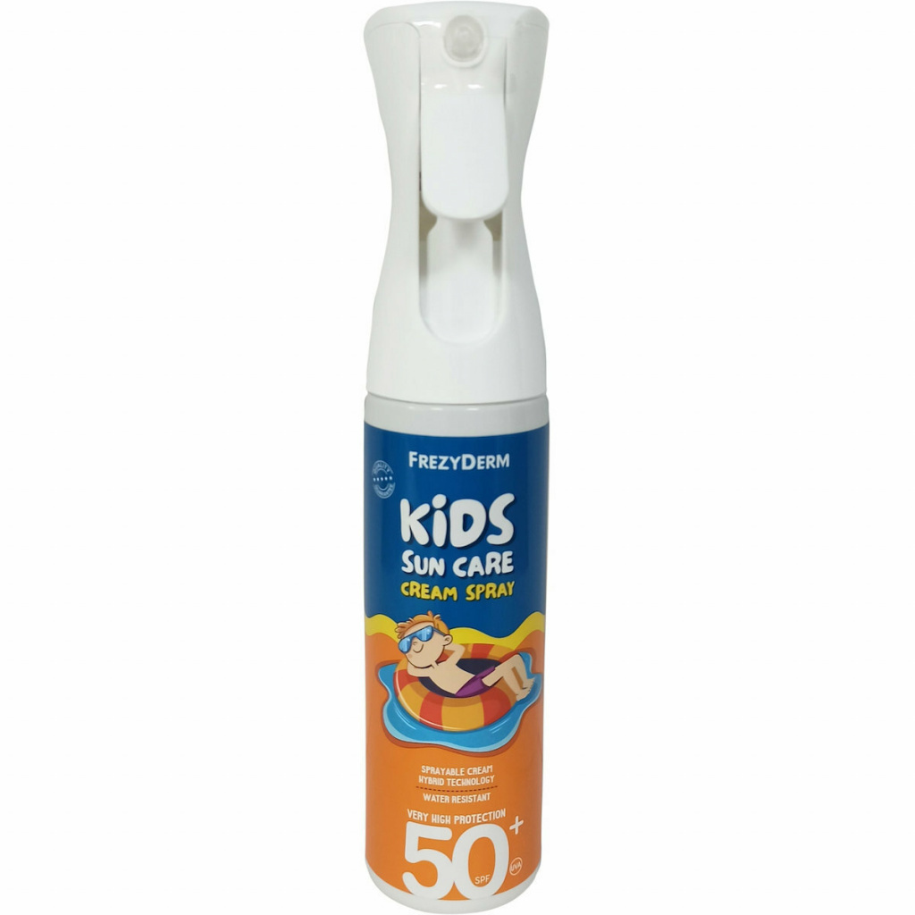 Frezyderm Αδιάβροχο Παιδικό Αντηλιακό Spray Kids Sun Care για Πρόσωπο & Σώμα SPF50+ 275ml