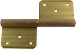 Brass Door Hinge Lift Off Mat Αριστερός 100mm