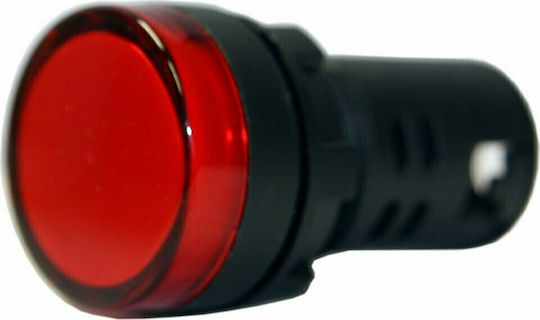 Elmark LED Ενδεικτική Λυχνία 24V Κόκκινο 1τμχ 401424