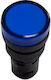 Elmark LED Ενδεικτική Λυχνία 24V Μπλε 1τμχ 401524