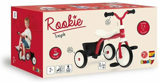 Smoby Rookie Trike για 2+ Ετών Κόκκινο