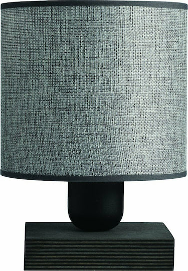 ArkoLight Wood Table Lamp for Socket E27 with Gray Shade and Base ArkoLight Wood Table Lamp for Socket E27 with Gray Shade and Base