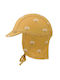 Fresk Kids' Hat Jockey Fabric Sunscreen Yellow