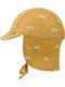 Fresk Kids' Hat Jockey Fabric Sunscreen Yellow