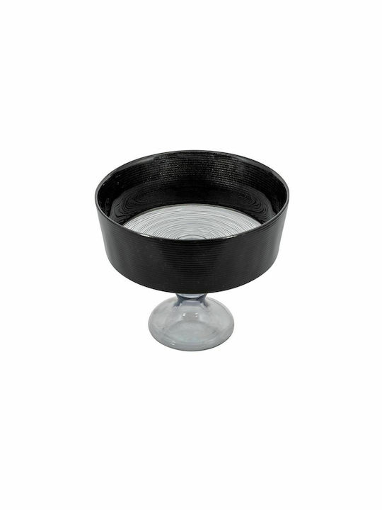 HFA Decorative Bowl Pedestal Gray 16x16x13.5cm