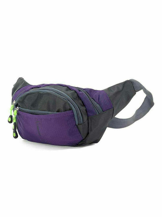 Benzi Men's Waist Bag Purple