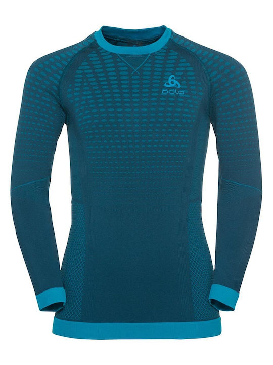 Odlo Performance Warm Детска Термоблуза Синя