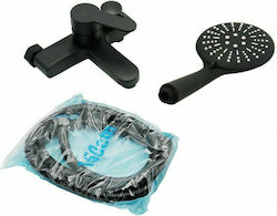 SKY21M-11 Mixing Bathtub Shower Faucet Complete Set Black