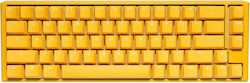 Ducky One 3 SF Gaming Μηχανικό Πληκτρολόγιο 65% με Cherry MX Brown διακόπτες και RGB φωτισμό (Αγγλικό US) Κίτρινο