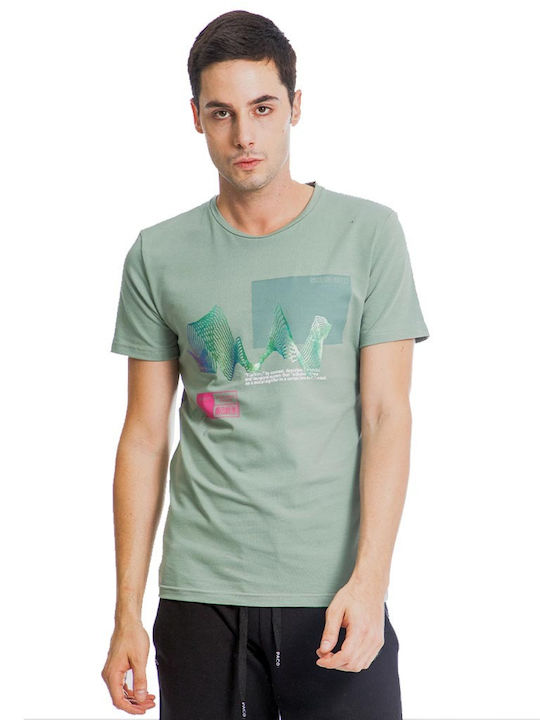 Paco & Co Men's Short Sleeve T-shirt Green