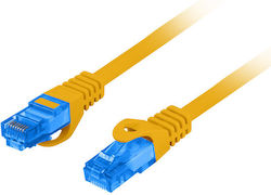 Lanberg S/FTP Cat.6a Καλώδιο Δικτύου Ethernet 1m Πορτοκαλί