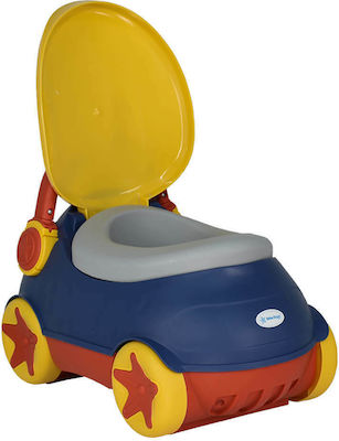 Bebe Stars Car Potty Car with Lid Blue