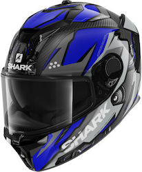 Shark Spartan GT Carbon Full Face Helmet with Pinlock and Sun Visor ECE 22.05 Graphic Urikan
