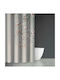 Saint Clair Zen Body Des 813 Fabric Shower Curtain 240x185cm Grey