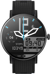 DAS.4 SU10 Smartwatch με Παλμογράφο (Μαύρο)