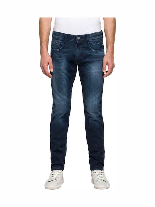 Men's Jeans Pants with Slim Fit Navy Blue