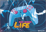 Logigraf Suport pentru birou Single Plastic Gamer One More Life Multicolor 49.5x34.5cm