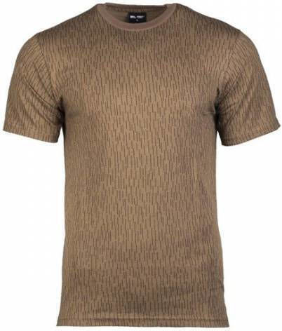 Mil-Tec Short Sleeve T-shirt 100% Cotton Khaki East German Camo