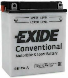 Exide Μπαταρία Μοτοσυκλέτας με Χωρητικότητα 12Ah 165A 134Χ80Χ160