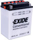 Exide Отворен тип Мотоциклетна батерия YB14L-A2 145Спецификация с капацитет 14Ах
