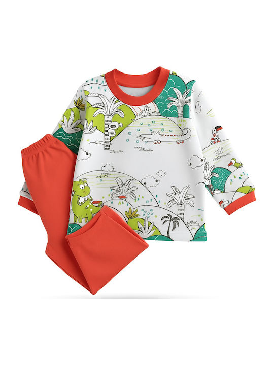 Beboulino Kids' Pajamas Winter Orange