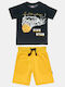 Kids' Set with Shorts Summer 2pcs Navy Blue Five Star