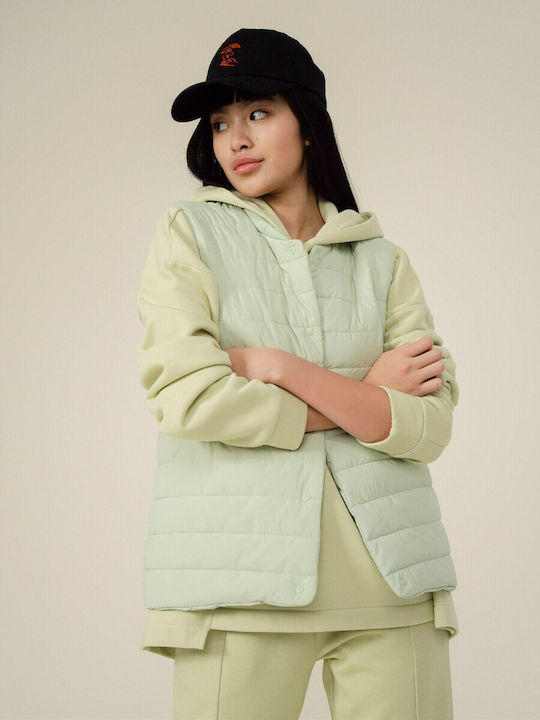 Outhorn Women's Short Puffer Jacket for Spring or Autumn Mint